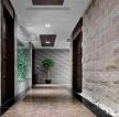 2023广州高端会所走廊地面装修设计图片