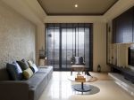 香谢国际80平米现代简约风格二居装修案例