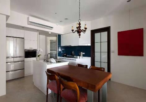 太升国际135平方米现代风格三居室装修案例