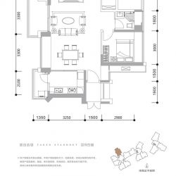 天健天骄南苑户型图