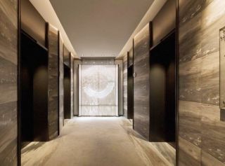 昆明酒店走廊电梯装修设计效果图赏析2023