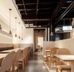 广州商场奶茶店桌椅装修设计效果图2023
