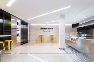 广州商铺装修现代风格面包店设计效果图