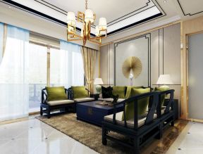 中式客厅图 中式客厅实木家具 中式客厅装潢 