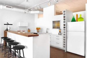 开放式厨房和客厅一体怎么装修
