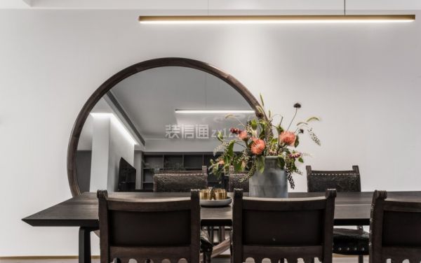 重庆150平米新中式风格餐厅装修效果图