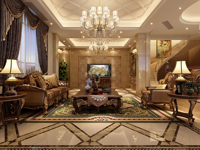 客厅地毯客厅摆设设计图片大全 客厅摆设沙发 