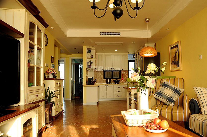 开放式厨房与客厅装修 开放式厨房与客厅装修效果图