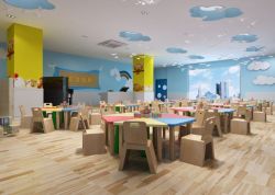 2022北京幼儿园教室背景墙面装修效果图