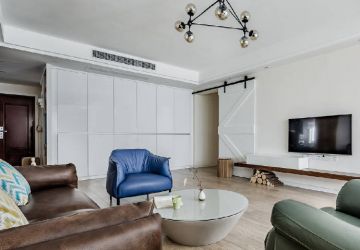 观澜国际78平米现代简约风二居室装修案例