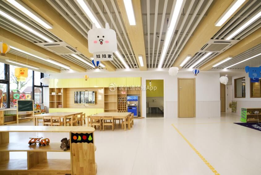 南宁幼儿园教室天花板设计装修图片大全