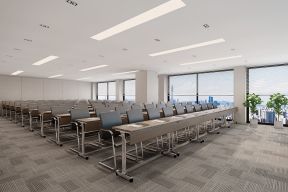 南宁写字楼大型会议室装修设计图片2023