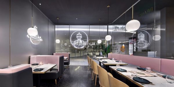餐饮空间混搭风格220㎡设计方案
