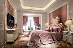 【风云国际设计】杭州悦麒美寓欧式风格300平米装修效果图案例