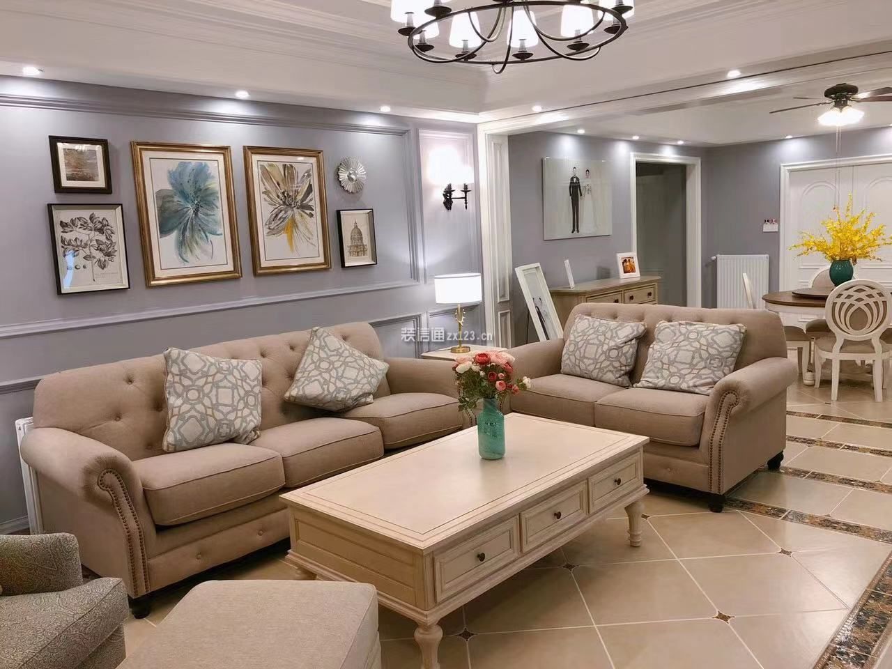 美式风格客厅图 美式风格客厅沙发