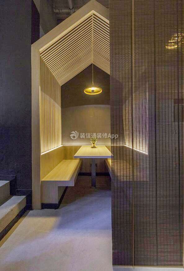 2023上海茶馆室内卡座设计装修效果图