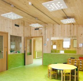 广州幼儿园教室生态木吊顶装修设计-每日推荐