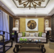 南宁中式风格客厅沙发装修效果图片