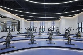 健身房设计效果图 健身房设计装修 健身房室内效果图 
