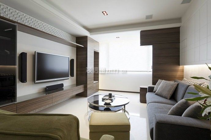 客厅电视墙现代装修效果图 客厅电视墙效果图欣赏 