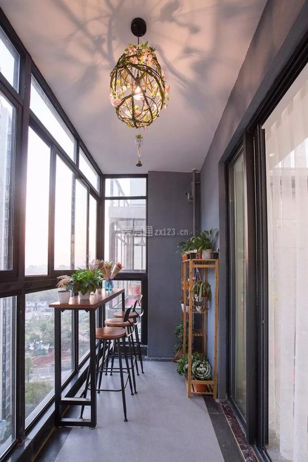 阳台装个吧台,边观景边用餐,看着都觉得自在!