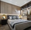 北京现代风格140平样板间卧室装修