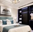 北京现代风格样板间卧室衣柜装修设计图
