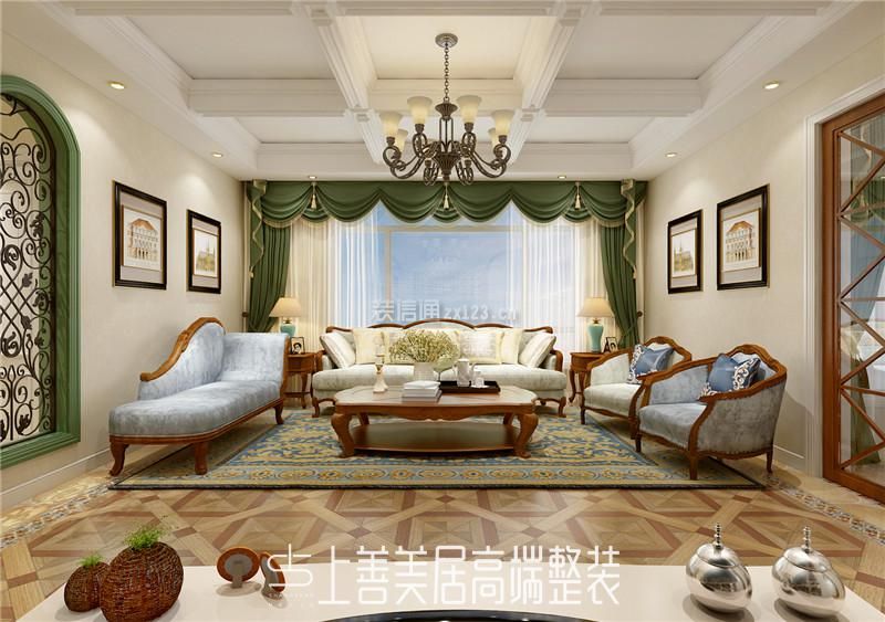 美式客厅装饰风格 美式客厅装饰图 