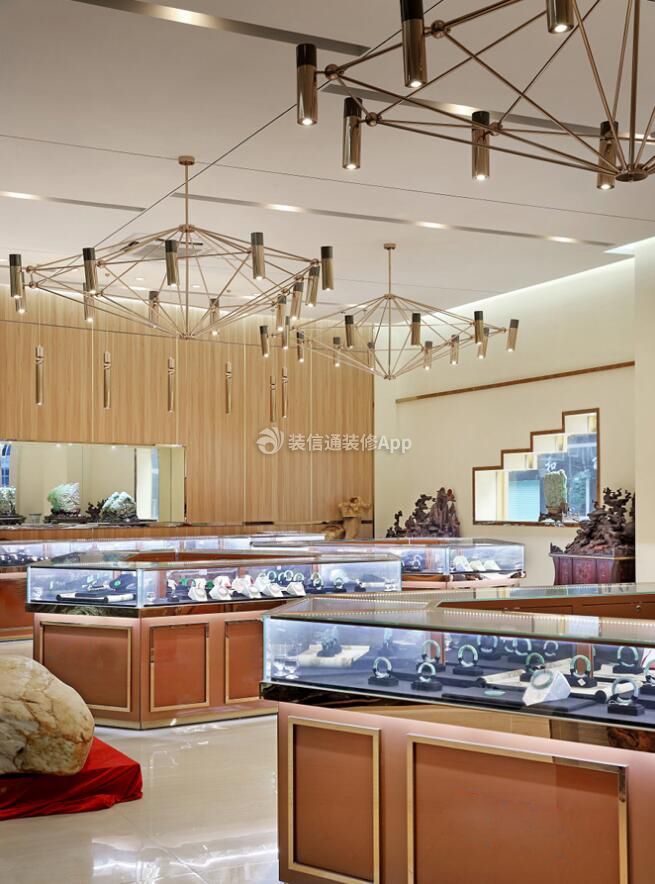 2023上海珠宝店吊灯装修设计赏析