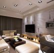 青岛108平现代风格客厅装潢设计