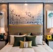 2023青岛新中式样板房卧室装修设计