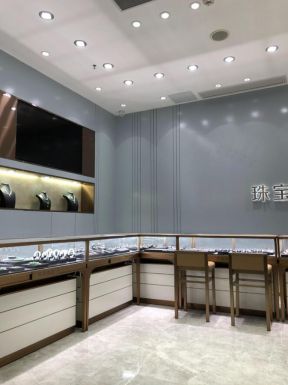 上海珠宝店面灯光设计装修效果图