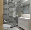 武汉现代风格家庭卫生间淋浴房装修