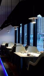餐饮空间1000平米混搭风格装修案例