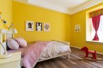 欧式风格卧室黄色墙面装修效果图欣赏