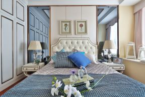 欧式卧室装修设计 卧室床头造型效果图 卧室床头设计图片 