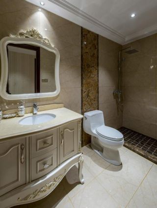 武汉欧式房子卫生间室内装修效果图