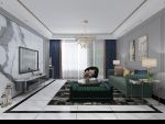 金地格林现代风格120平米二居室装修案例