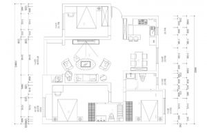 郑州室内设计方案 现代三居室环境与色彩的结合