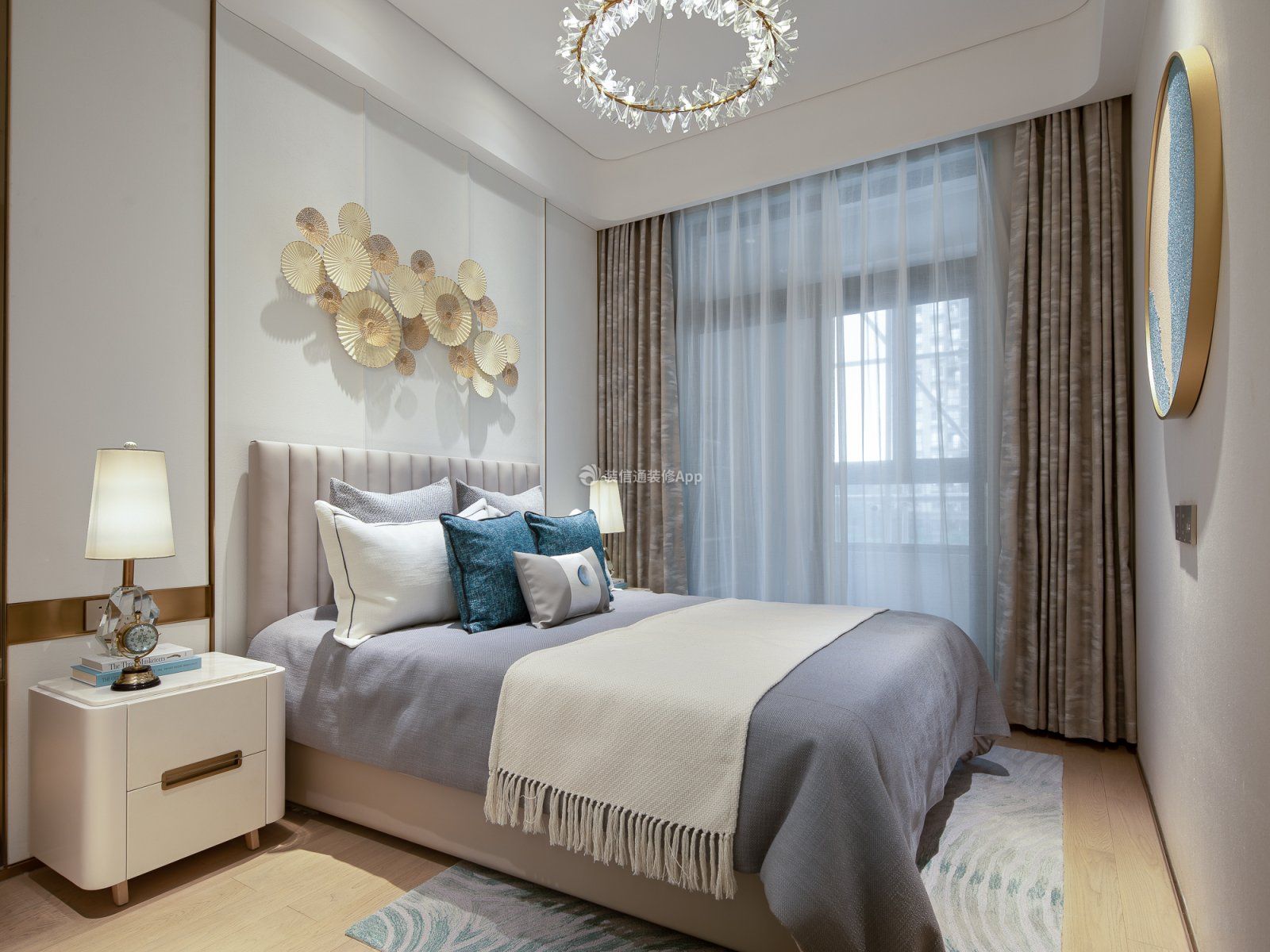 上海75平小户型家庭卧室装修效果图
