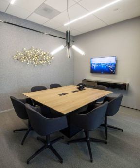 小型会议室装修 小型会议室效果图 小型会议室设计装修  