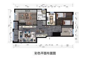 新中式三居室案例