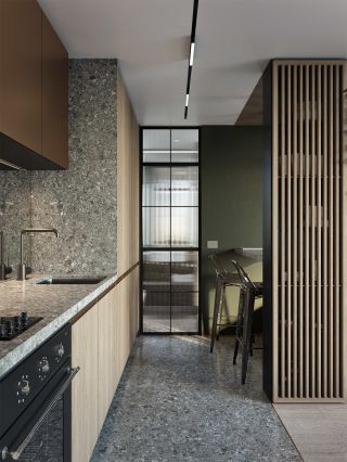 上海家装小户型公寓厨房设计图片