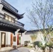 武汉新中式两层别墅庭院装修设计图片