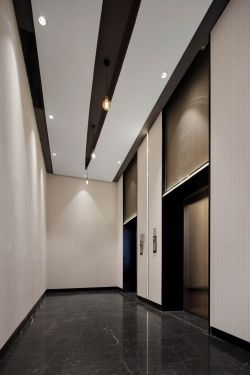 武汉甲级写字楼电梯厅装修效果图