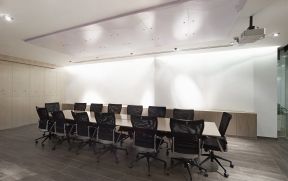武汉现代风格写字楼会议室装修图片