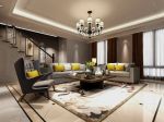 长江国际美式风格130平米三居室装修案例