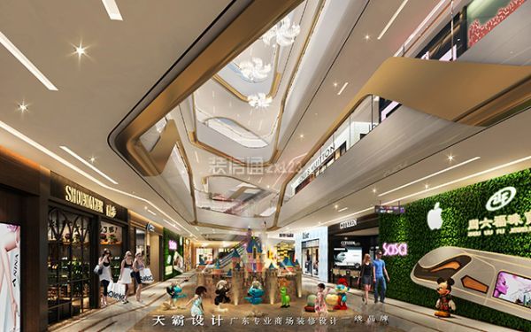 南昌购物中心设计可参考的效果图