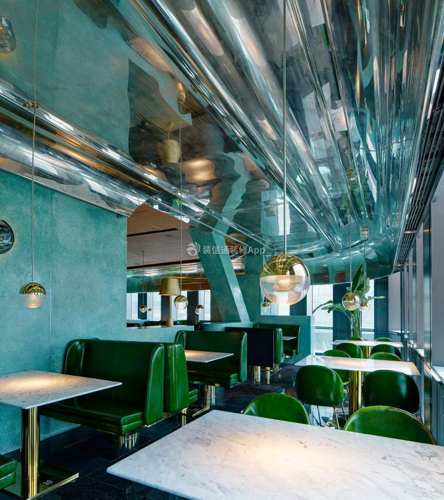 上海个性中餐厅店面装修设计效果图