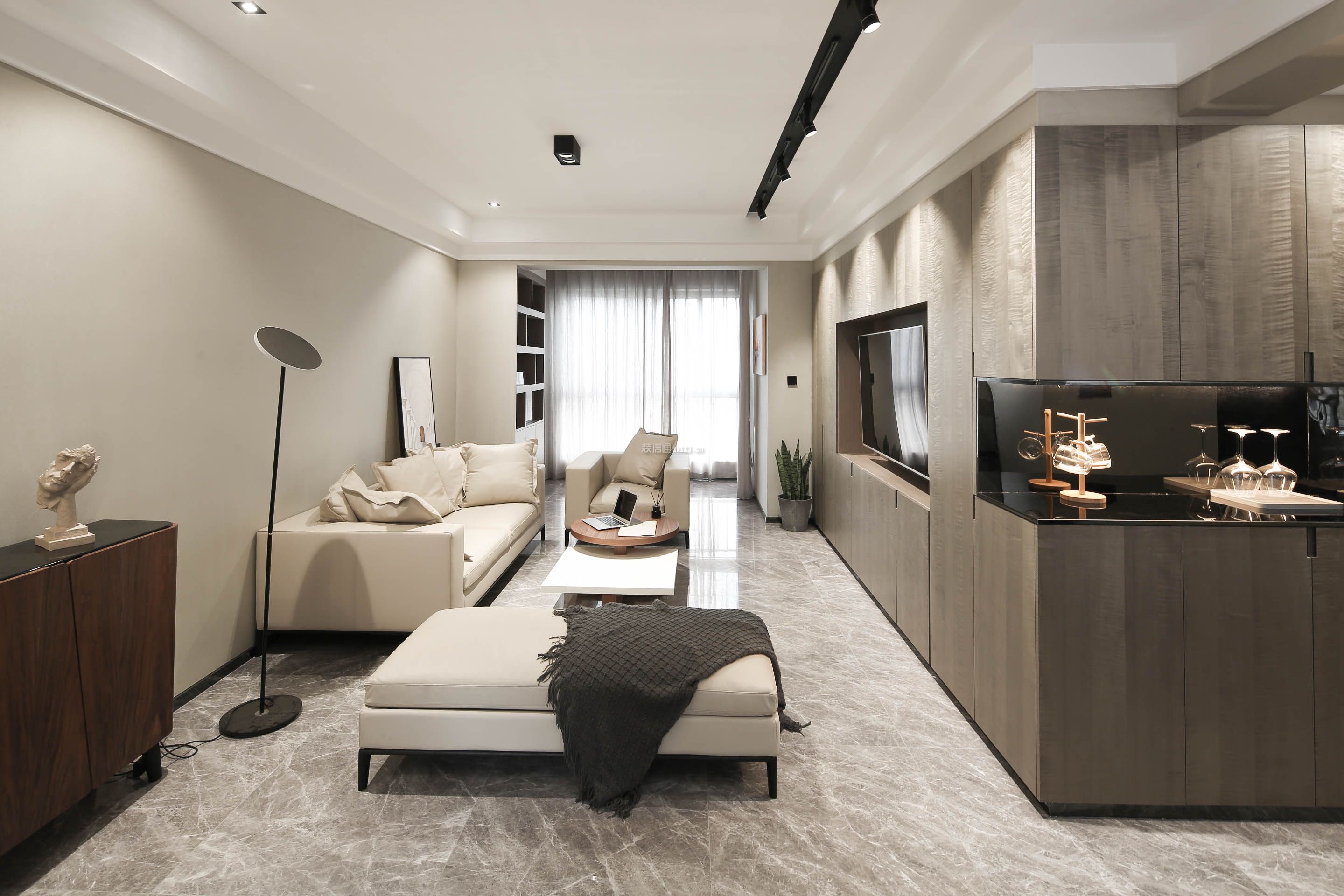 洲际银海湾现代三居室138平